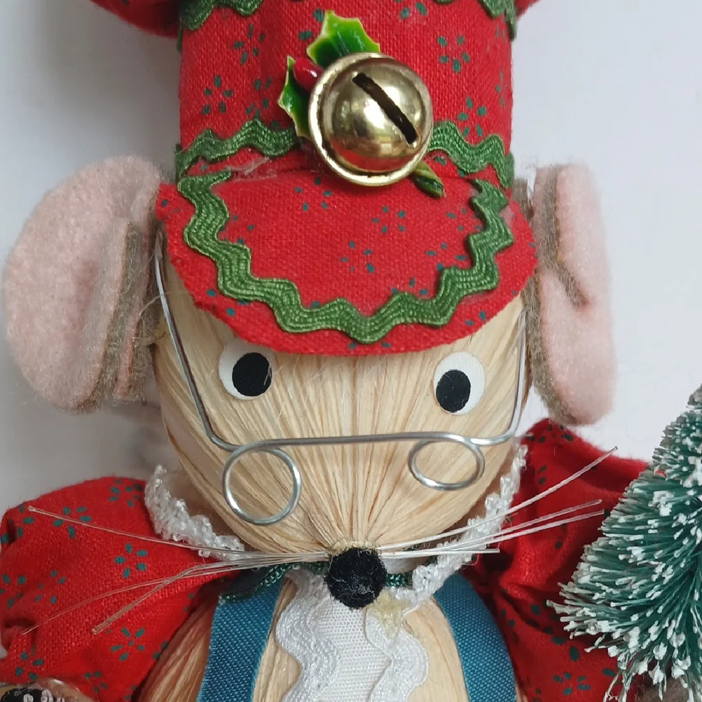 VTG Kurt Adler Chef Corn Husk Mouse Decor 6